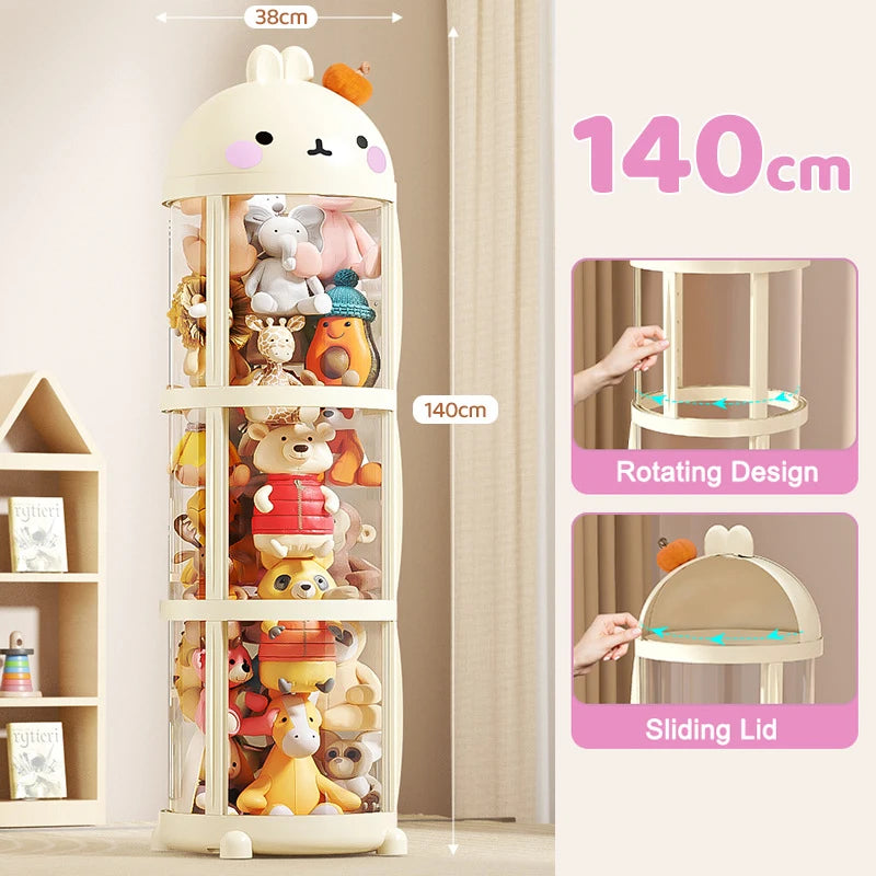 Kids' Plush Toy Storage Box
