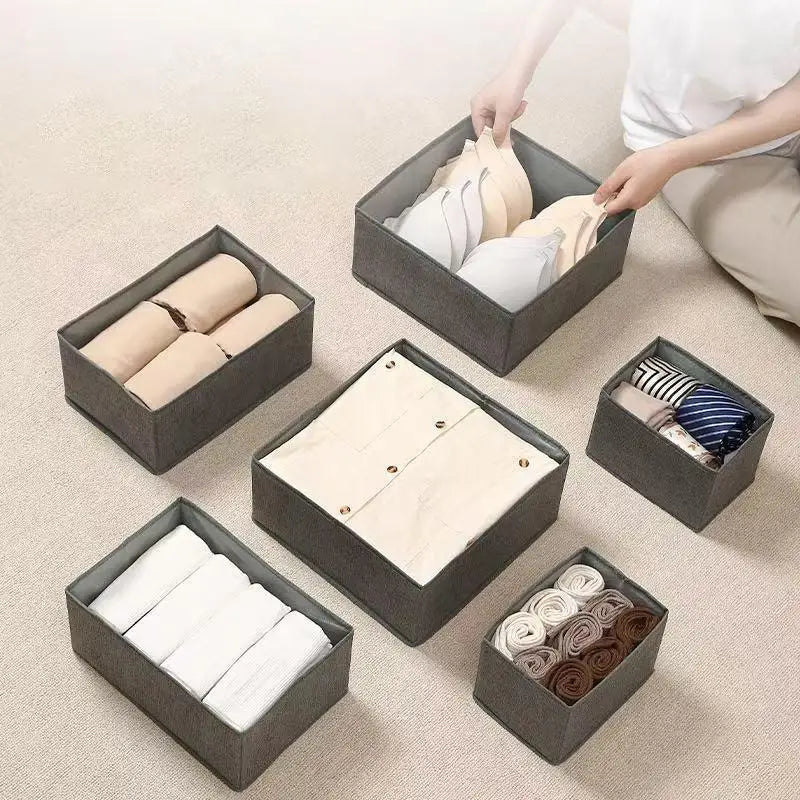 Foldable Clothes & Underwear Storage Box