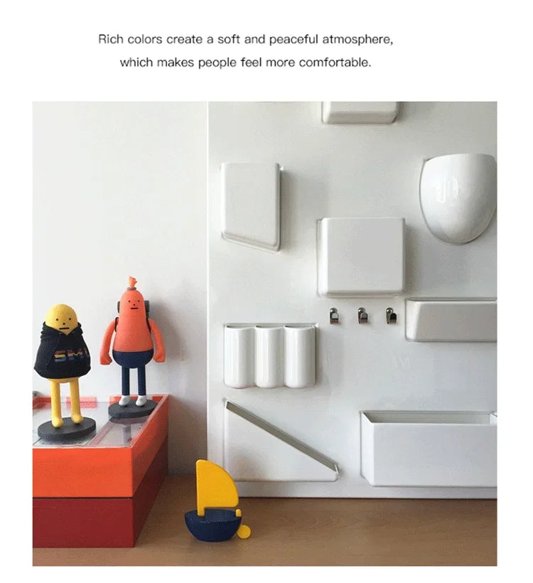 Nordic Wall-Mounted Storage Shelf
