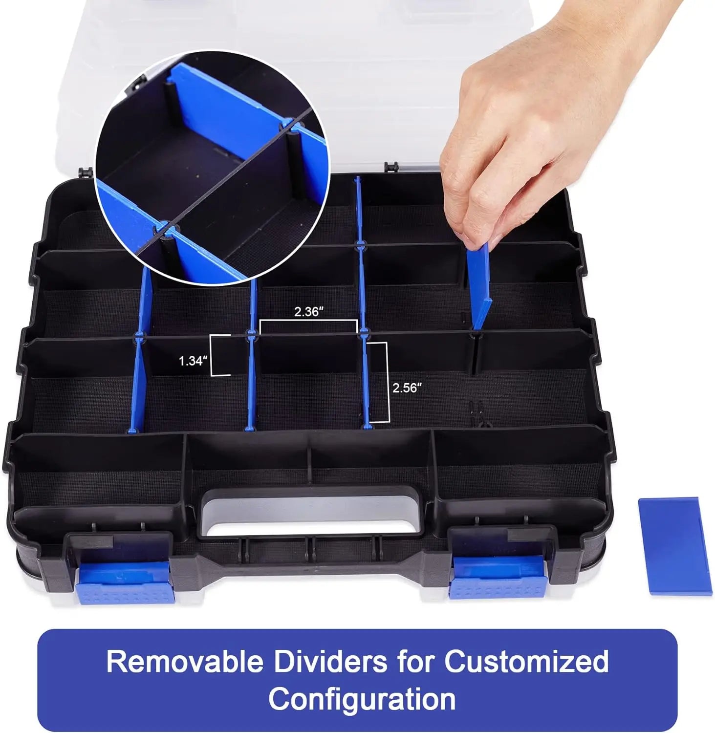 34-Compartment Screw & Hardware Organizer