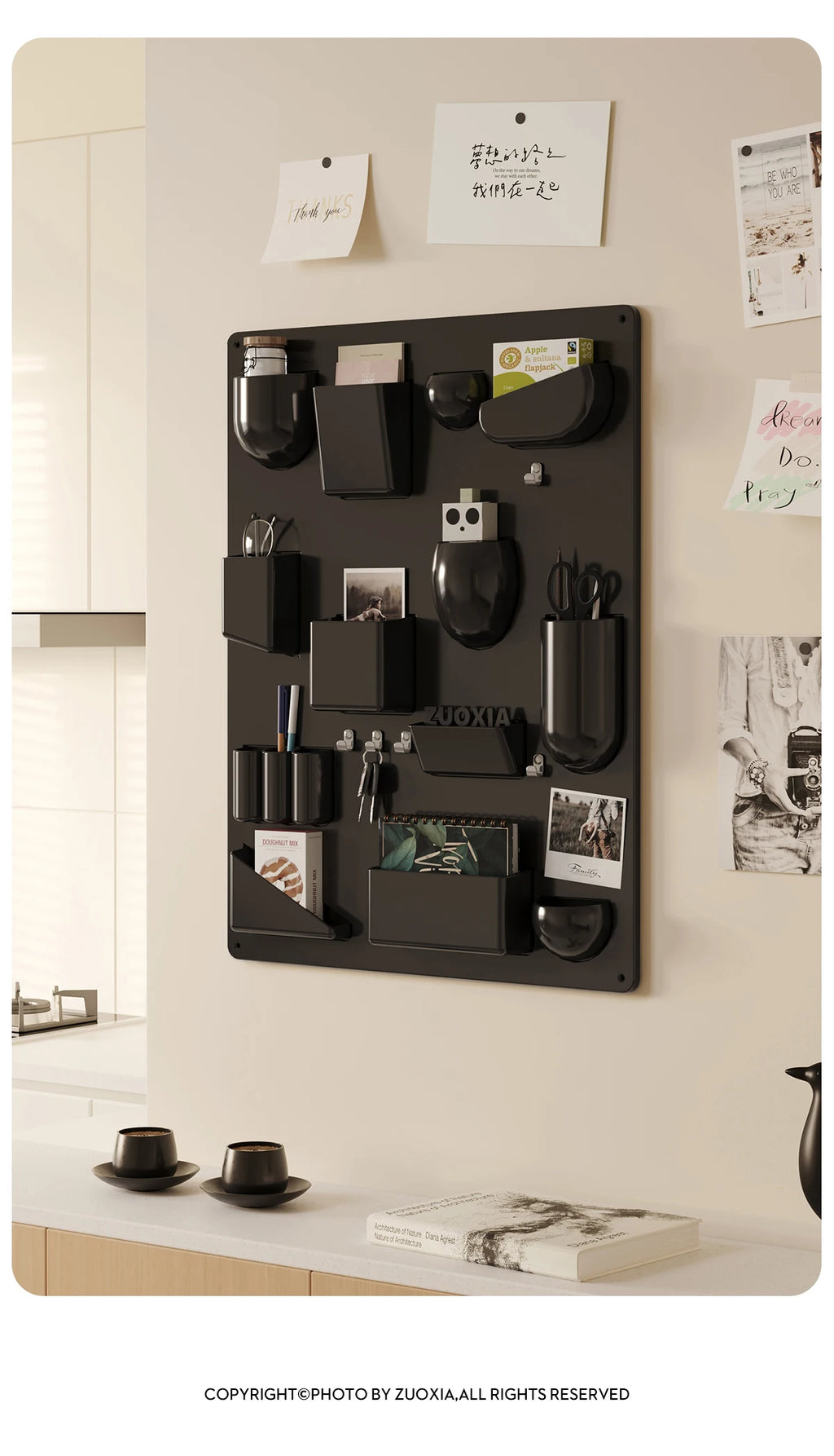 Wall-Mounted Multi-Purpose Storage Rack