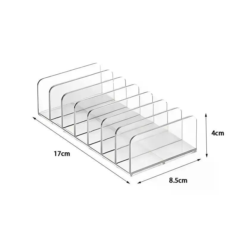7-Compartment Makeup Display Organizer