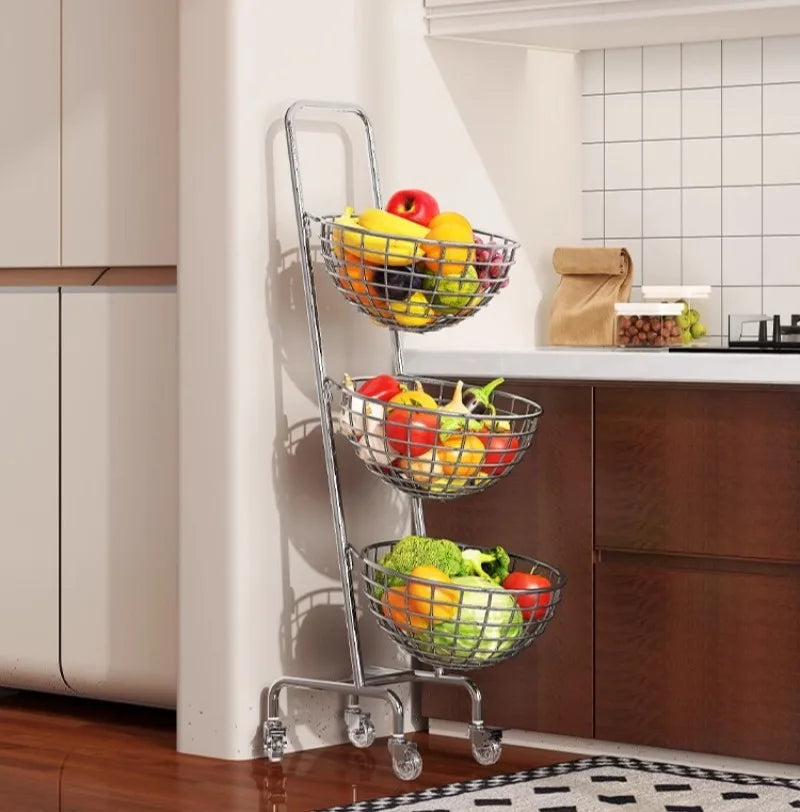 Rolling Kitchen Storage Cart