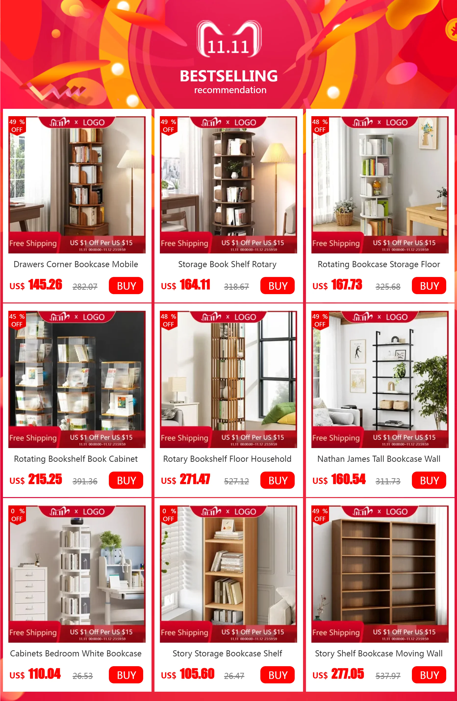 Wall-Mounted Multi-Purpose Storage Rack