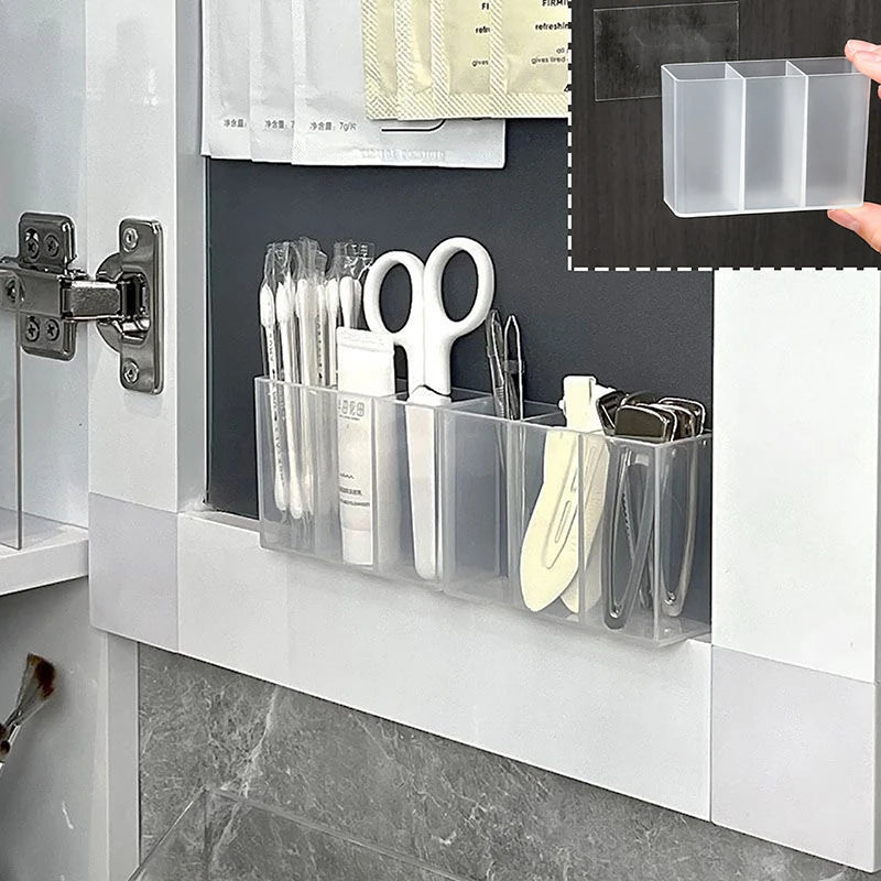 Wall-Mounted Mirror Storage Cabinet