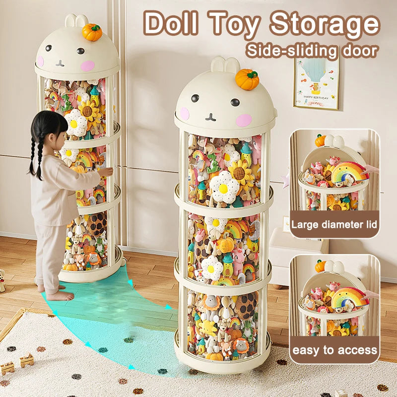 Kids' Plush Toy Storage Box