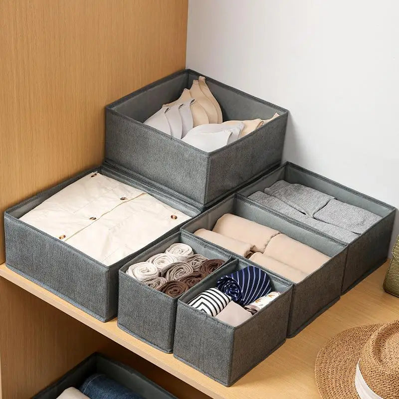 Foldable Clothes & Underwear Storage Box