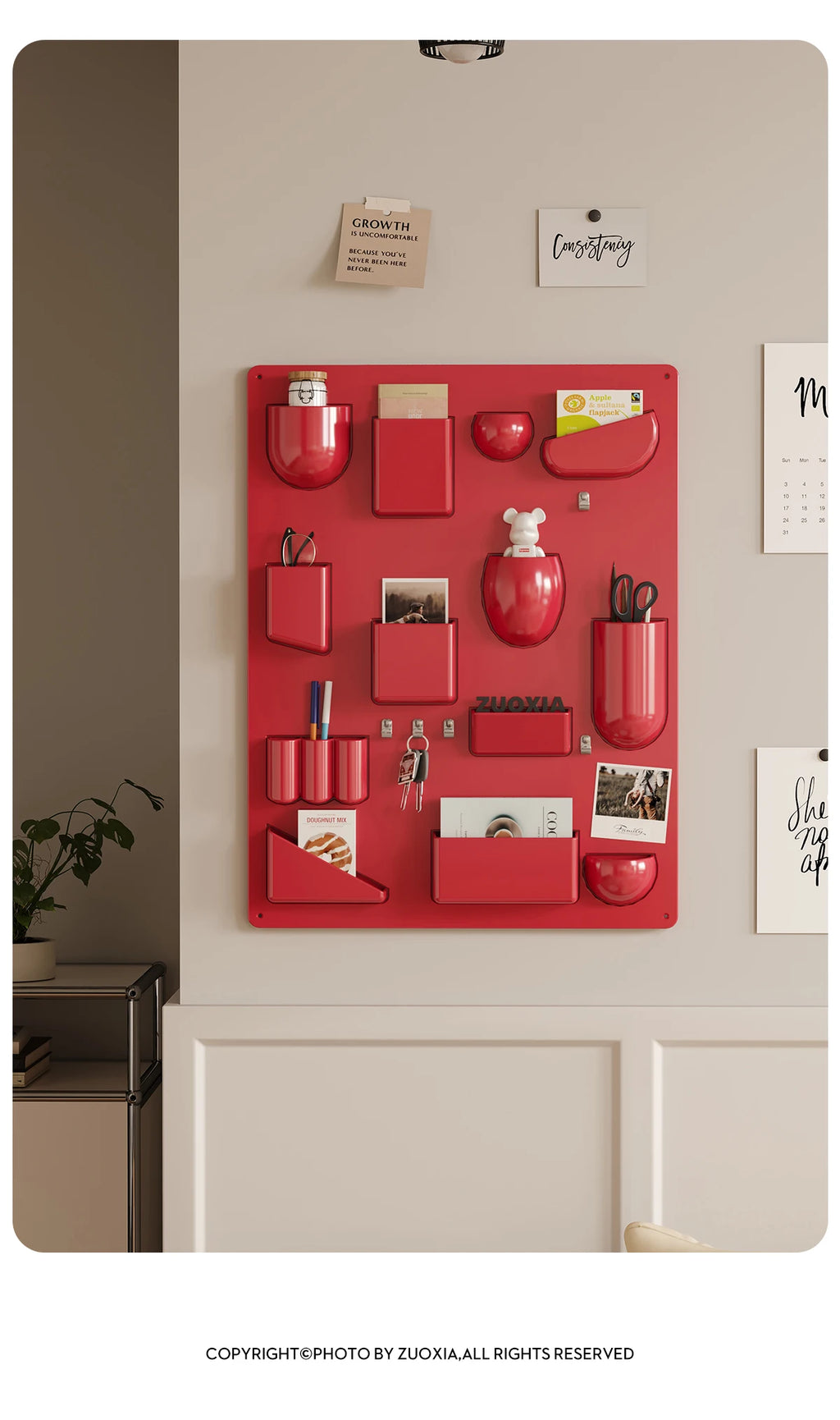 Wall-Mounted Multi-Purpose Storage Rack