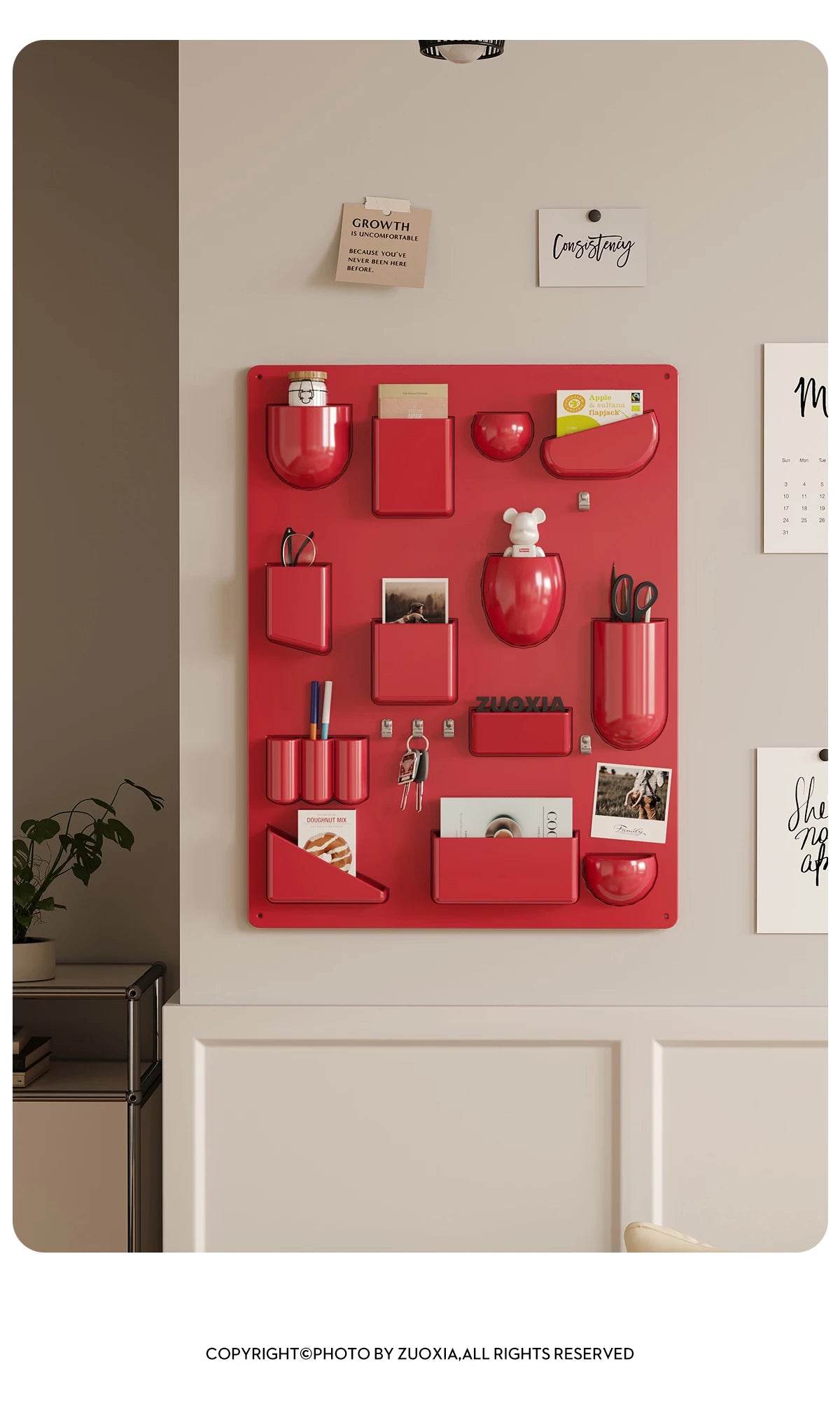 Wall-Mounted Multi-Purpose Storage Rack