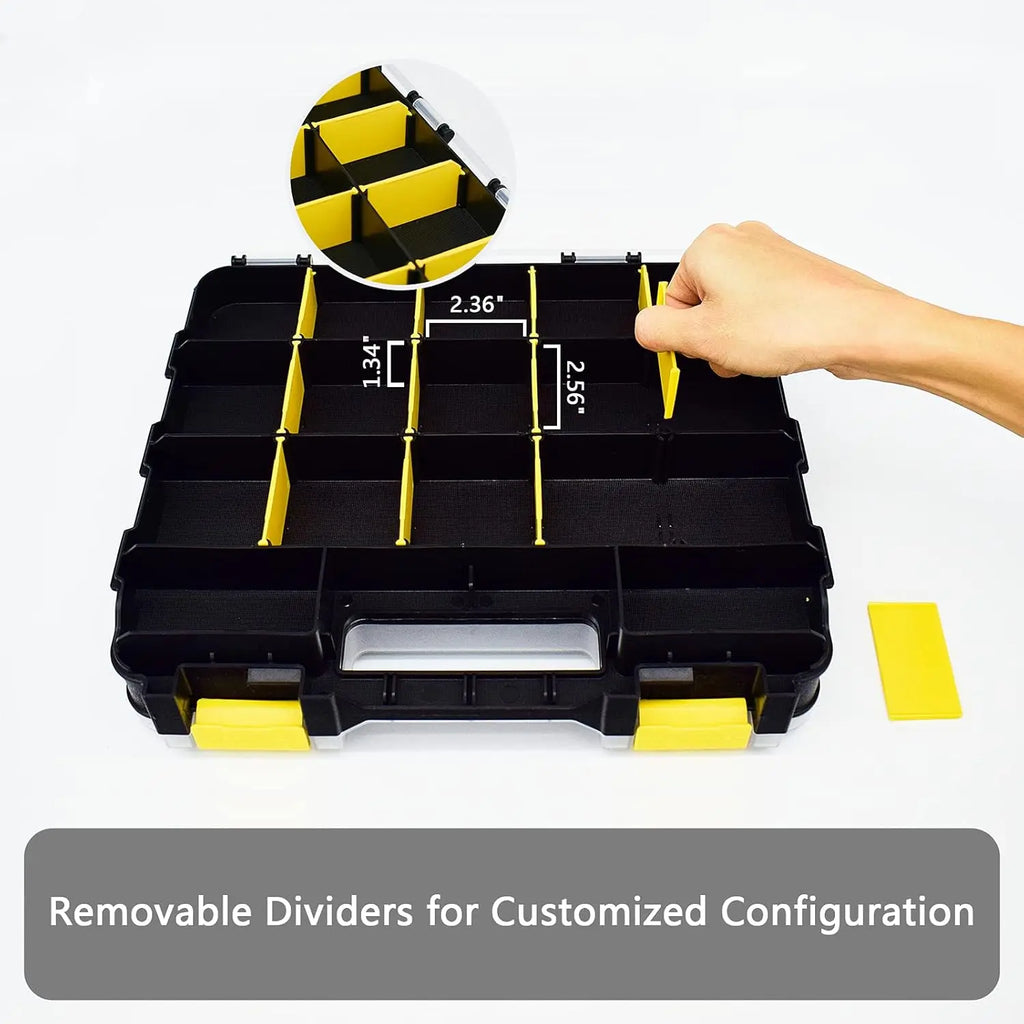 34-Compartment Screw & Hardware Organizer