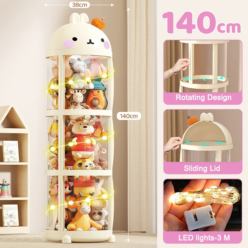 Kids' Plush Toy Storage Box