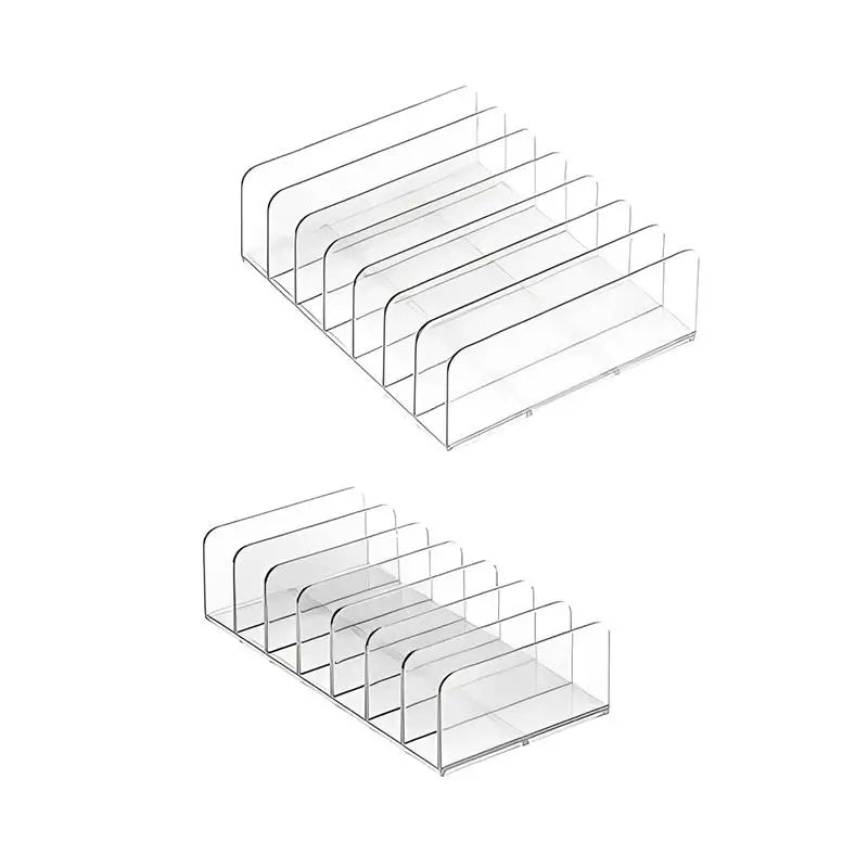 7-Compartment Makeup Display Organizer