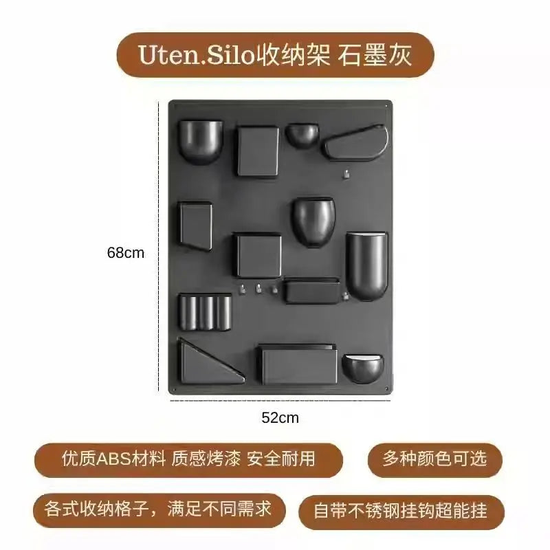 Wall-Mounted Multi-Purpose Storage Rack