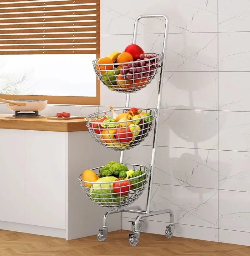 Rolling Kitchen Storage Cart