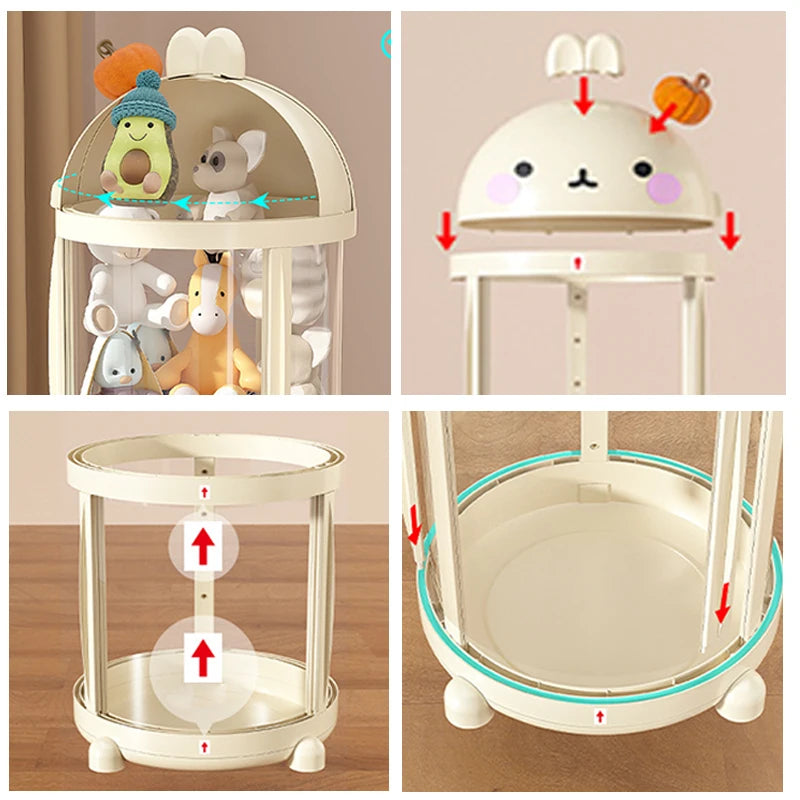 Kids' Plush Toy Storage Box