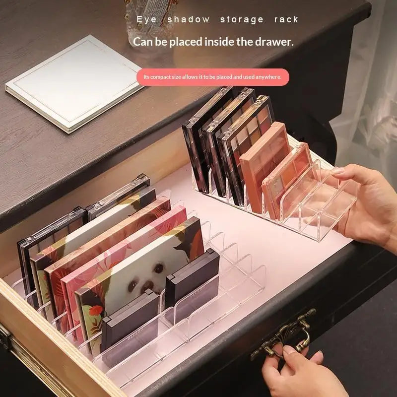 7-Compartment Makeup Display Organizer