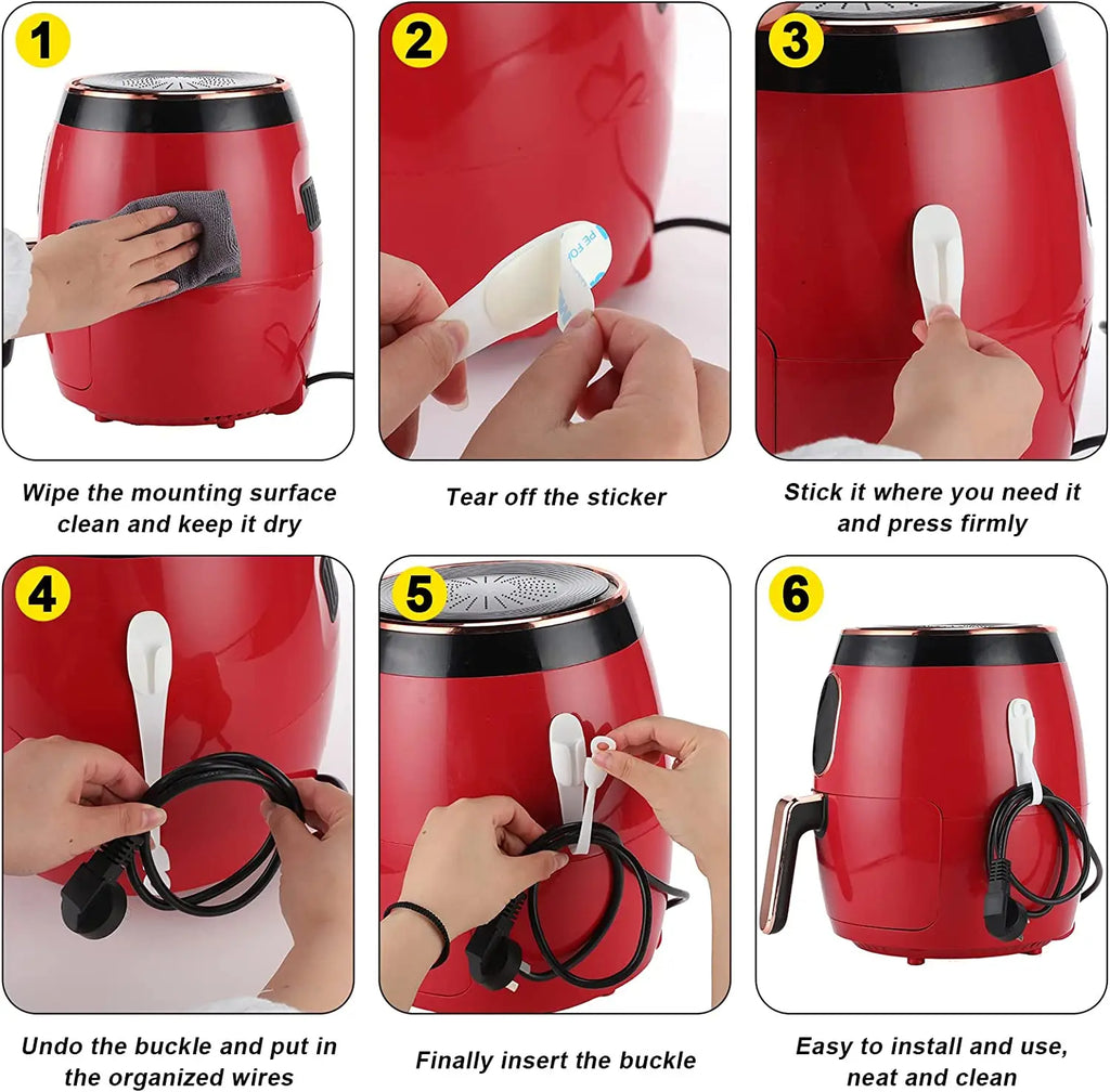 Self-Adhesive Cable Organizer Clips