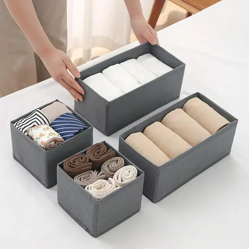 Foldable Clothes & Underwear Storage Box