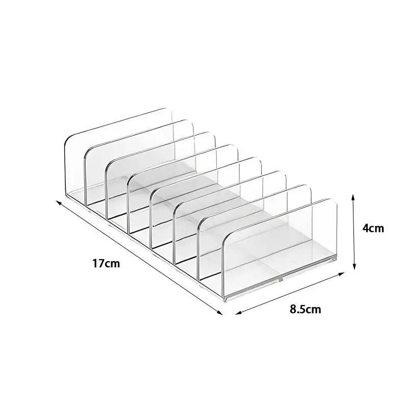 7-Compartment Makeup Display Organizer