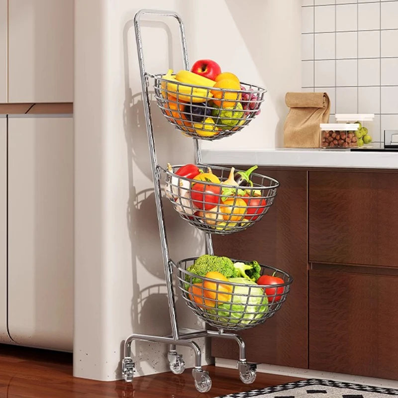 Rolling Kitchen Storage Cart