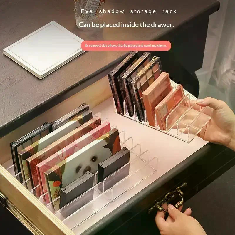 7-Compartment Makeup Display Organizer