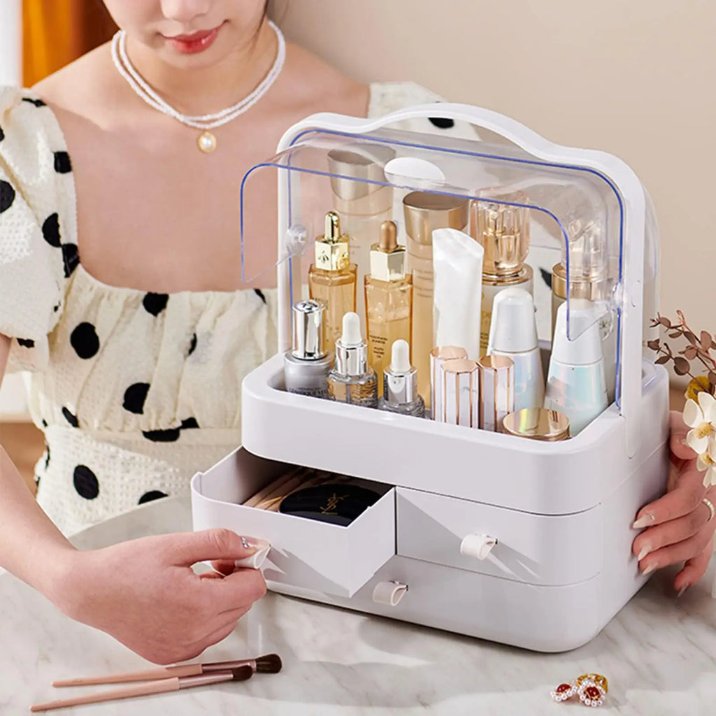 Countertop Cosmetic Organizer with Drawer