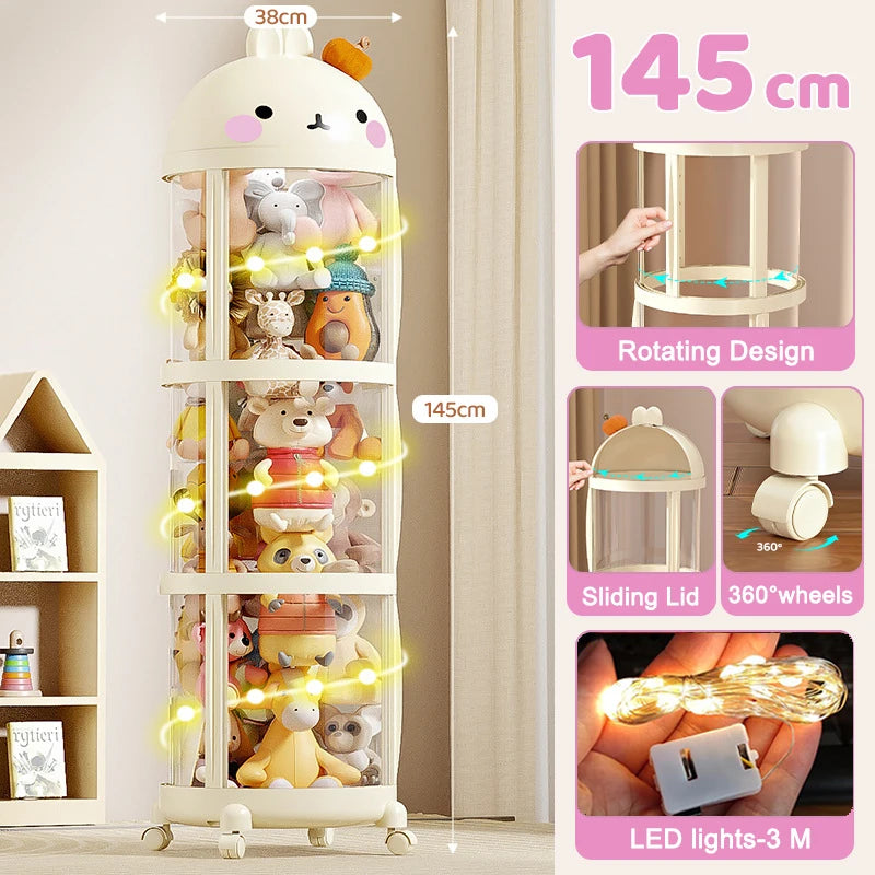 Kids' Plush Toy Storage Box